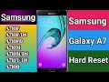 #samsung  Galaxy A7 Hard Reset ll Samsung Galaxy A7 Pin Pattern Unlock