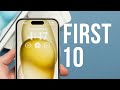 iPhone 15 - First 10 Things To Do! (Tips & Tricks)