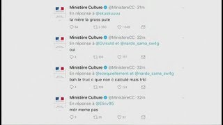 Le fils de 13 ans de la gérante de @MinistereCC y poste des insultes (RMC, 18/07/17, 7h29)