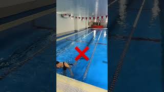 9）途中で立っても良いが・・・【the泳法違反】#shorts  #水泳 #水泳選手 #swimming #マスターズ水泳 #競泳 #ジュニアオリンピック #泳法違反