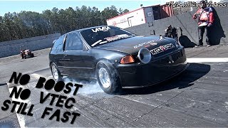 No VTEC... No BOOST.. Still A FAST Honda Hatch!