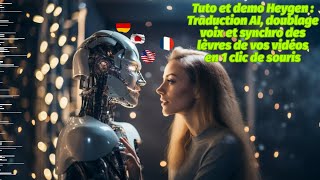 Tuto heygen traduction AI video