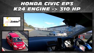 Honda Civic EP3 K24 310HP Track Car Build @ Circuit Zolder