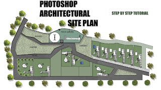 How to Render Architectural Site plan/Master plan in Photoshop