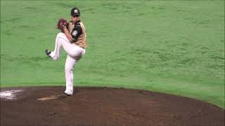 スロー映像)日本ハム 谷川昌希 投球フォーム 2021.4.29