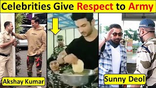 6 Bollywood Celebrities who Gave Respect to Army | Akshay Kumar, Sushant Singh Rajpoot,Vicky Kaushal