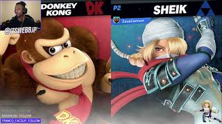 WebbJP (Sheik) vs Chunkykong (Donkey Kong) Matchbox | Part 2 | Bo3 | 23 Jan 24'