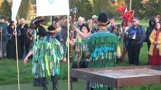 Glastonbury border Morris , Perf 2 , Lorenzo`s butterfly ,Samhain 2024 .