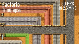 Factorio Timelapse - Main Bus | 4K