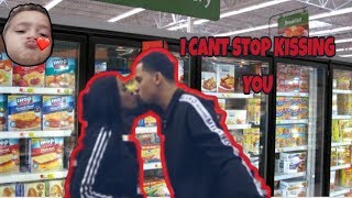 I CANT STOP KISSING YOU PRANK ON GIRLFRIEND!!!(SHE GOT ANNOYED)