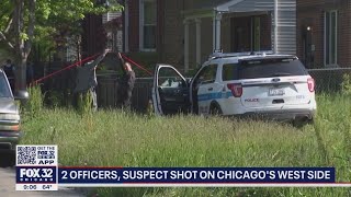 Two Chicago police officers shot and wounded