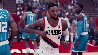 NBA 2K23 Gameplay - Charlotte Hornets vs Portland Trail Blazers - NBA 2K23 PS5 Full Game