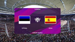 PES 2020 | Estonia vs Spain - World Cup 2010 | Full Gameplay | 1080p 60FPS