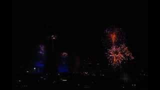 Paris Bastille Day 2014 Fireworks over the Eiffell Tower - Part 4
