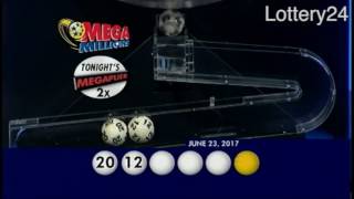 2017 06 23 Mega Millions Numbers and draw results