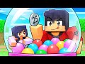 STUCK inside a GUMBALL MACHINE in Minecraft!