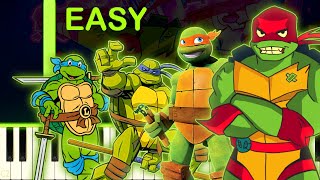 ALL Teenage Mutant Ninja Turtles Cartoons Theme Songs On Piano