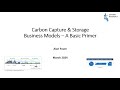 Carbon Capture & Storage Business Models – A Basic Primer