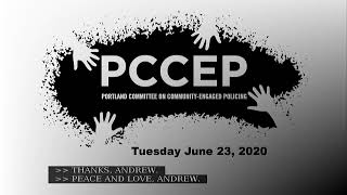 PCCEP June 23, 2020 Meeting