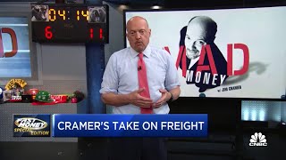 Jim Cramer gives his take on freight