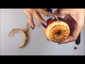 Art In Apple Flower Carving For Beginners - Fruit Carving, Design & Decoration