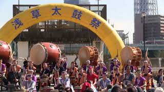 第2回浅草太鼓祭　オープニング演奏「襷」東京都支部合同チーム