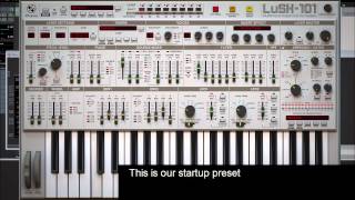 LuSH-101 - Basic usage - Modulation Matrix