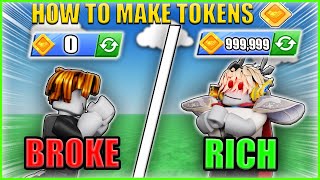 BEST way to get trade tokens in Roblox Blade Ball