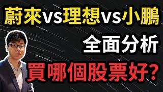 美股全分析第7期｜NIO蔚來 vs LI理想 vs XPEV小鵬｜國產造車新勢力應該買哪個？｜國產新能源車企業對比（CC字幕）