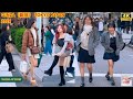 4k hdr japan travel 2024 | Walk in Ginza（銀座）Tokyo japan |  Relaxing Natural City ambience