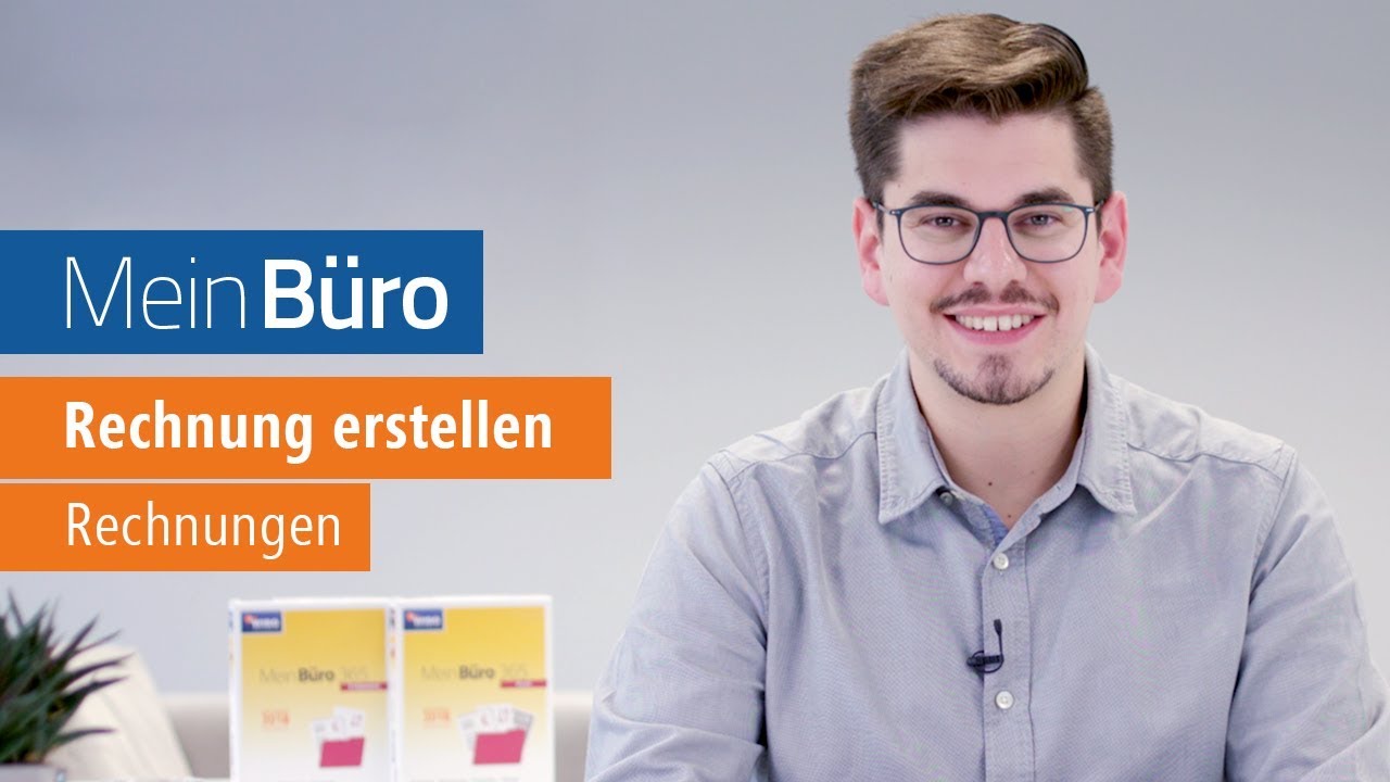 Rechnung Schreiben Mit WISO MeinBüro Desktop - YouTube