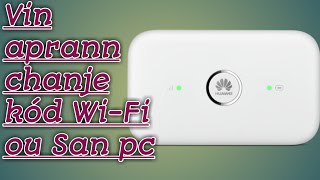 Men kijan pou chanje kód Wi-Fi ou San pc #Fabiansky tv