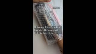 Unboxing Bobo Fude x Bisyodo Angled Kolinsky Foundation Brush