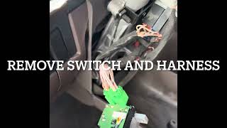 How to change turn signal switch (Volvo truck VNL)