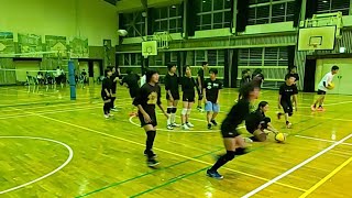 バレーボール🏐ステージの上から飛んでくる強打@hapikan