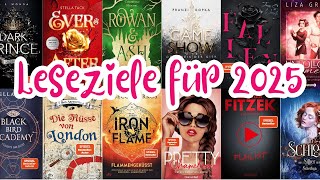 Leseziele für 2025 || Diese Bücher will ich 2025 alle lesen #bücherliebe #booktube