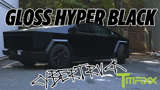 TMaxx Gloss Hyper Black PPF on Tesla Cybertruck 🛡️ The Ultimate Paint Protection Film - Rock Armor