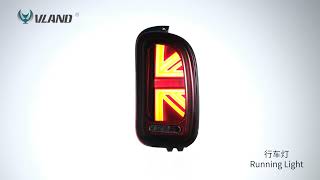 VLAND LED Tail Lights For BMW Mini Cooper Clubman R55 2007–2014 - Red Color