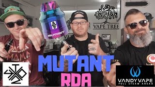 VANDY VAPE MUTANT RDA - Vape Tree Review (字幕付き)