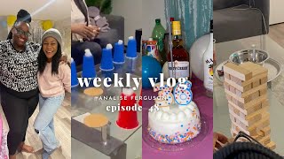 Vlog 48: Birthday Vlog 🥳🥂🍾 Games Night Bday Party 💃🏾🕺🏾😁