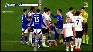 Loum Tchaouna RED CARD | Lazio vs Como 1-0 Highlights | Serie A 2024/25