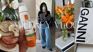 WEEKLY VLOG | GETTING MY LIFE TOGETHER, GANNI JACKET TRY ON, MINI ZARA HAUL, COOKING & MORE