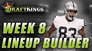 DRAFTKINGS NFL DFS WEEK 8: LINEUP STRATEGY & TOURNAMENT PICKS