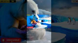 The Heartwarming Story of a Polar Bear Giving Birth in a Harsh World