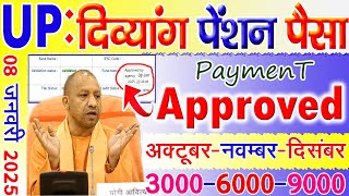 08 January 2025 : आज UP दिव्यांग पेंशन का पैसा Approved by Agency | divyang pension kab aayegi