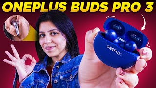 OnePlus Buds Pro 3 unboxing and review in Hindi - Stunning Sapphire Blue color 🔥🎧