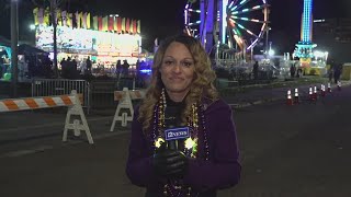 12News Anchor Latisia Keahey caught the magic of Mardi Gras on the corner of Jefferson Street in dow