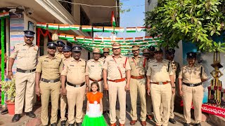 Republic Day flag hoisting at Satyanarayanpuram police station | CI Laxminarayana | Ap Smart News