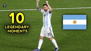 10 Legendary Moments only MESSI had for his country !!!