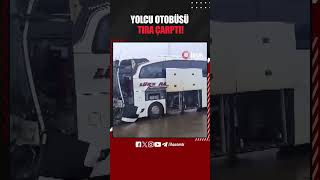 Niğde'de Trafik Kazası, Yolcu Otobüsü Tıra Çrptı: 8 Yaralı